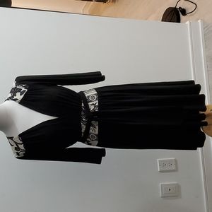 A.B.S. Allen Schwartz Black and White Dress